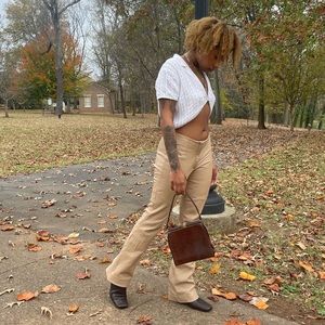 Pelle Studio Wilson’s Retro Style Vintage Leather Trousers
